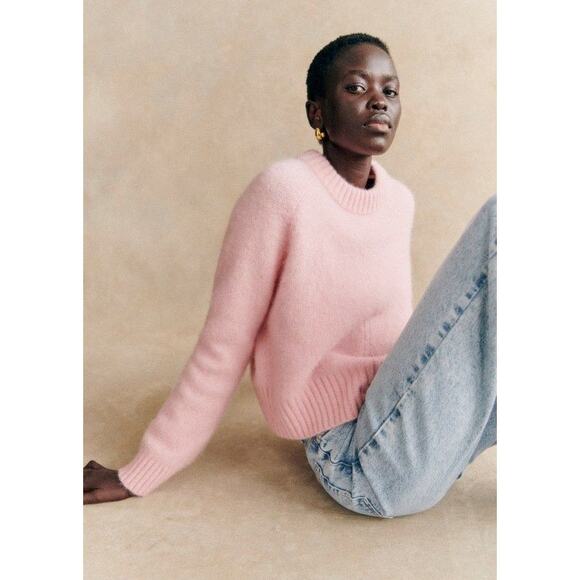 La Maille Sezane Sama Jumper in Light Pink Size L✨ - Picture 4 of 13